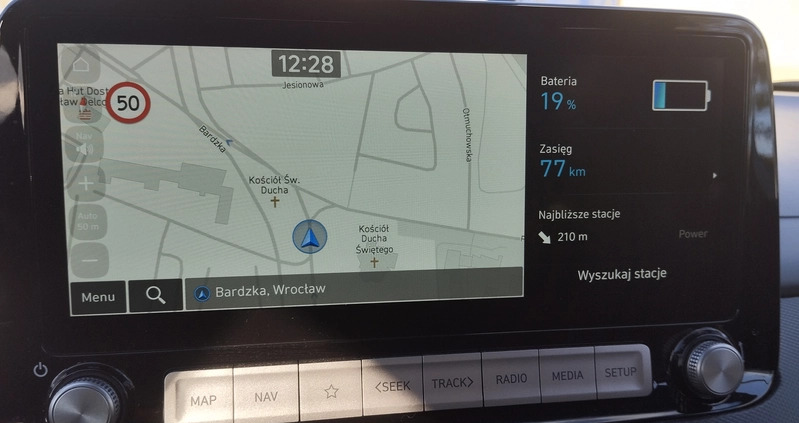 Hyundai Kona cena 108000 przebieg: 30001, rok produkcji 2021 z Wrocław małe 106